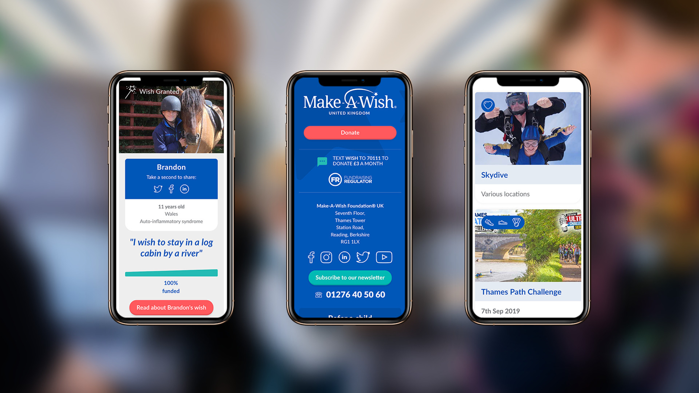 Make-A-Wish UK website